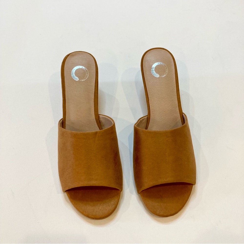 NWOB Journee Collection Open Toe Slide
